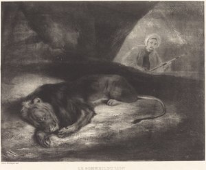 Sen lwa autorstwa Louis Candide Boulanger