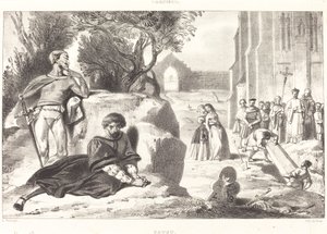 Sceny z Fausta autorstwa Louis Candide Boulanger