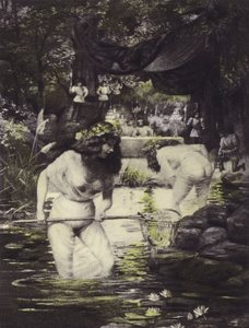 Ginevra i Isotta, Dziesiąty Dzień, Szósta Historia autorstwa Louis Chalon