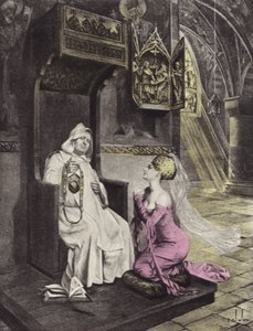 Pani i zakonnik, dzień trzeci, historia trzecia autorstwa Louis Chalon