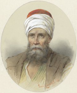Mężczyzna w turbanie autorstwa Louis Chantal