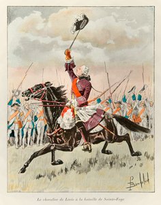 Zbombardowany Ludwik (1862 - 1927); Kawaler de Levis (Francois Gaston de Levis 1719 - 1787) w bitwie pod Sainte Foy w 1760 przeciwko Anglikom; Historia Nowej Francji Eugene