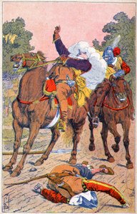 Śmierć Gustawa II Adolfa Szwecji autorstwa Louis Charles Bombled