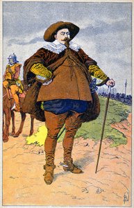 Gustaw II Adolf Szwecji autorstwa Louis Charles Bombled