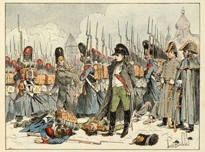 Ilustracja zaczerpnięta z książki „Bohaterowie stulecia”, anegdotyczne recytacje Dicka de Lonlay i zilustrowane przez Louisa Bombleda (1862-1927) autorstwa Louis Charles Bombled