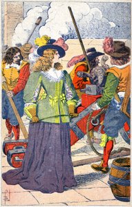 La Fronde: Wielka Mademoiselle autorstwa Louis Charles Bombled