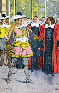 Ludwik XIV i parlamentarzyści autorstwa Louis Charles Bombled