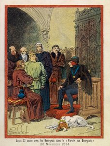 The Grand Journees of the Hotel de Ville de Paris autorstwa A. Mercier, zilustrowane przez Louisa Bombleda (1862-1927): 26 listopada autorstwa Louis Charles Bombled