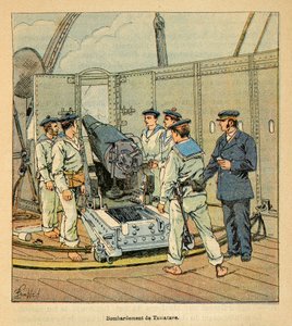 Wojna na Madagaskarze – anegdotyczna historia francuskich ekspedycji z lat 1885-1895 Henri Galli dit Galllichet (1854-1922), ilustracja Louis Bombled (1862-1927): Bombardowanie Tamatave przez francuską marynarkę wojenną, zbiory prywatne autorstwa Louis Charles Bombled