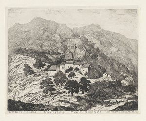 Montalba-le-Château (Frankrijk) Montalba Pyr[eneas]s. orient[ale]s (tytuł na obiekcie) autorstwa Louis Charles Hora Siccama