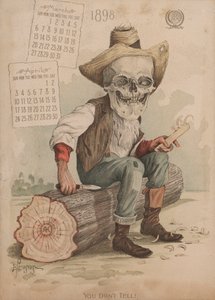 Wyrzeźbienie kawałka drewna, ilustracja do kalendarza antykamnijskiego