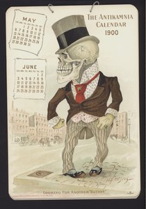 Ilustracja do kalendarza antykamnijskiego, 1900