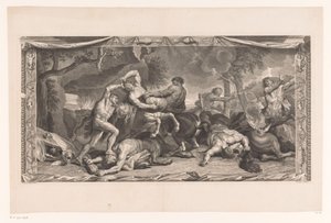 Herkules walczy z centaurami Obrazy z Hôtel Lambert (tytuł serii) La Galerie de monsieur le Président Lambert przedstawiciel l