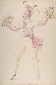 Franconi, Wirujące płonące szyszki, 1768-1810. autorstwa Louis Ducros