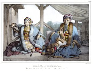 Ismael, Bey i Mehemet Pasza, syn Veliego, pasza Tesalii i wnuk Ali Tebelen (1741-1822), wezyr Janiny, w „Podróży do Ateny i Konstantynopola”, czyli zbiorze portretów greckich i osmańskich, widoków i kostiumów, malowane na miejscach natury autorstwa Louis Dupré