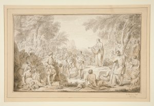 Głoszenie Chrystusa autorstwa Louis Fabricius Dubourg