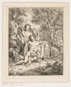 Rinaldo w Armida autorstwa Louis Fabritius Dubourg