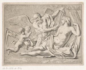 Ojciec Czas objawia prawdę autorstwa Louis Fabritius Dubourg