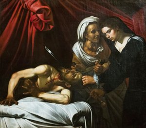 Judyta ścina Holofernesowi głowę