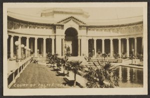 [Court of Palms, Pan Pacific International Exposition (P.P.I.E.)]. autorstwa Louis Fleckenstein
