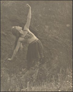 [Tancerka na polu] autorstwa Louis Fleckenstein
