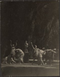 [Tancerze w ogrodzie] autorstwa Louis Fleckenstein