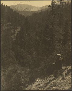 Widok na górę Gorgonio z daleka autorstwa Louis Fleckenstein