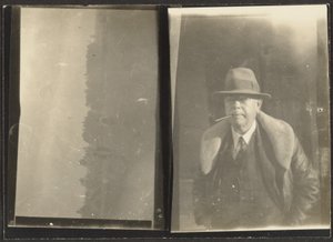 [Podwójna ramka - Fleckenstein i krajobraz] autorstwa Louis Fleckenstein
