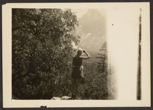 [Rysunek w lesie] autorstwa Louis Fleckenstein