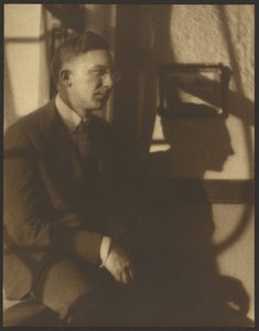 [Portret mężczyzny z cieniami] autorstwa Louis Fleckenstein