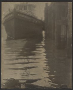 [Statek w porcie] autorstwa Louis Fleckenstein