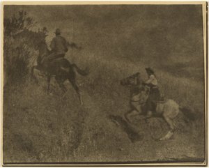 Kowboje autorstwa Louis Fleckenstein