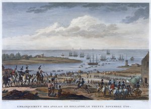 „Zaokrętowanie Anglików w Holandii, 30 listopada 1799”