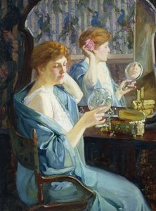 Maude w zieleni autorstwa Louis Frederick Berneker