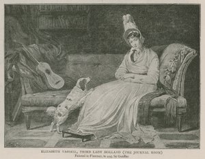 Elizabeth Vassall, trzecia Lady Holland autorstwa Louis Gauffier