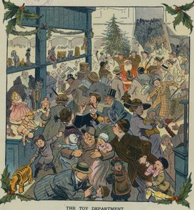 Dział zabawek, USA 1910 (druk)