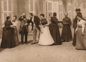 Plener rozmawiających ludzi, 1937.