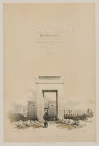 Egipt i Nubia: Frontyspis Tom V autorstwa Louis Haghe