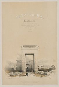 Egipt i Nubia: Frontispiece Tom V, 1849. autorstwa Louis Haghe