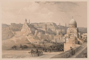 Egipt i Nubia: Tom III - nr 34, Cytadela Kairska, Rezydencja Mehemeta Alego, 1838. autorstwa Louis Haghe