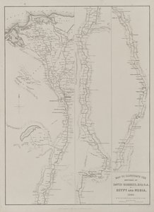 Egipt i Nubia, Tom III: Mapa do zilustrowania szkiców Davida Robertsa, Esq...1849, 1849. autorstwa Louis Haghe