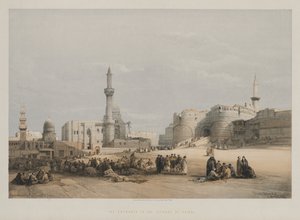 Egipt i Nubia, Tom III: Wejście do Cytadeli Kairskiej, 1849. autorstwa Louis Haghe