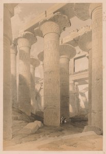 Egipt i Nubia: Tom II - nr 14, Karnak autorstwa Louis Haghe
