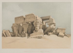 Egipt i Nubia, Tom II: Kom-Ombo autorstwa Louis Haghe