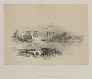 Egipt i Nubia, tom II: Philae, 1848. autorstwa Louis Haghe
