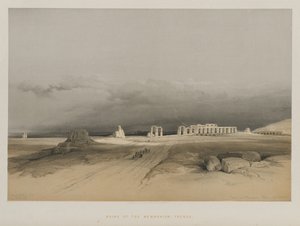 Egipt i Nubia, Tom II: Ruiny Memnonium, Teby autorstwa Louis Haghe