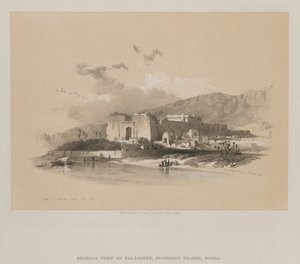 Egipt i Nubia, Tom II: Świątynia Kababsze, Nubia, 1848. autorstwa Louis Haghe