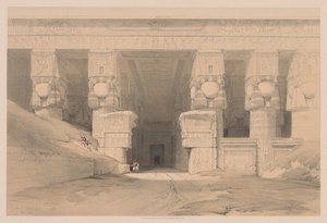 Egipt i Nubia: Tom I - nr 35, Dendera, 1838.