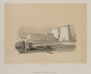 Egipt i Nubia, Tom I: Dakke, w Nubii autorstwa Louis Haghe