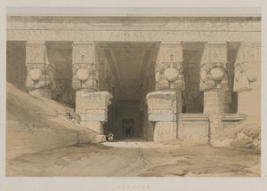 Egipt i Nubia, tom I: Dendera, 1847. autorstwa Louis Haghe